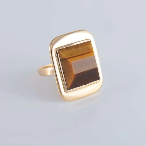 Bague 59 Bague Oeil de tigre 58 Facettes