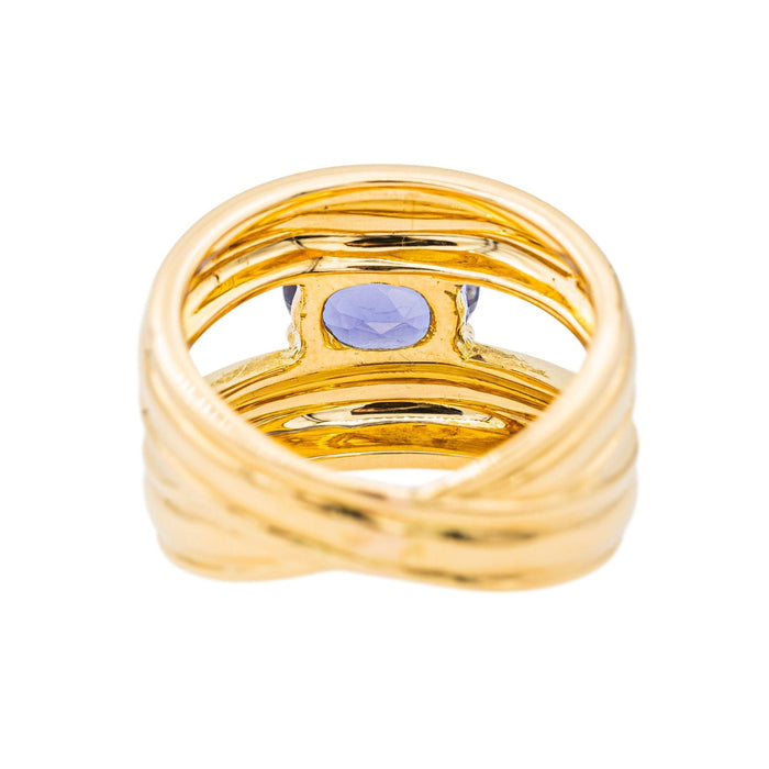 Bague 55 Boucheron Bague Jonc Or jaune Cordiérite 58 Facettes 3636134CN