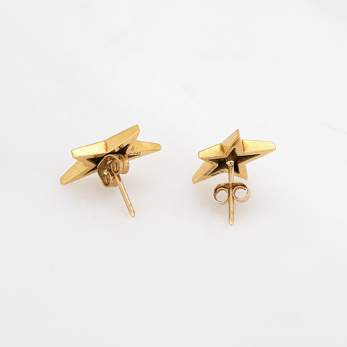 Boucles d'oreilles Boucles d'oreilles Tiffany & Co Star, vers 1983, puces en or jaune 18 carats, bijoux signés. 58 Facettes G14190