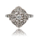 Ring 53 Art Deco diamond ring 58 Facettes 24-018
