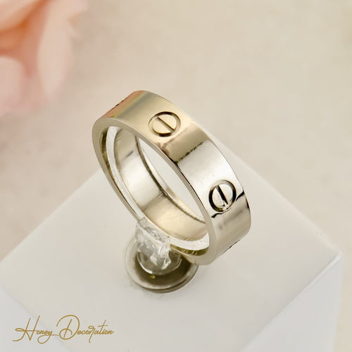 Bague 62 CARTIER - Luxuriöser Goldring LOVE aus white gold 58 Facettes 2569