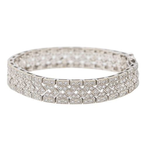 Bracelet Bracelet Or blanc Diamant 58 Facettes 3548168CN