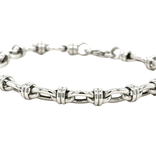 Bracelet Bracelet à Maillons or blanc 58 Facettes 10049/19