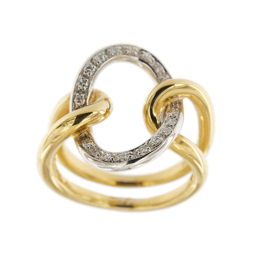 Bague 57 Bague anneau 2 ors diamants 58 Facettes 26410