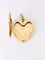 Pendentif Pendentif porte photo coeur Art Nouveau or jaune diamants taille rose 58 Facettes 1053.4