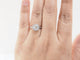 Bague 54 Bague solitaire en or blanc et diamants 0.68ct 58 Facettes 31790/32624