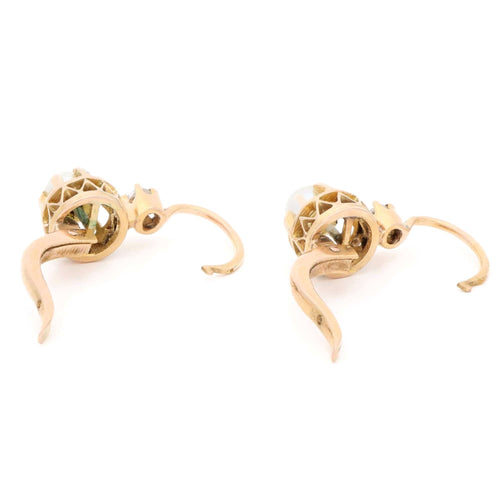 Boucles d'oreilles Boucles d'oreilles dormeuses en diamant et perle 58 Facettes 05B74D8294B146B588081AF9D6B0066A