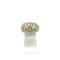 Bague 51 Bague jonc volume or jaune et pavage diamants 58 Facettes Z1351690