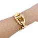 Watch Van Cleef & Arpels “Cadenas” yellow gold watch, diamonds, leather. 58 Facettes 33610