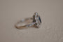 Bague 44.5 White gold and sapphire antique ring 58 Facettes