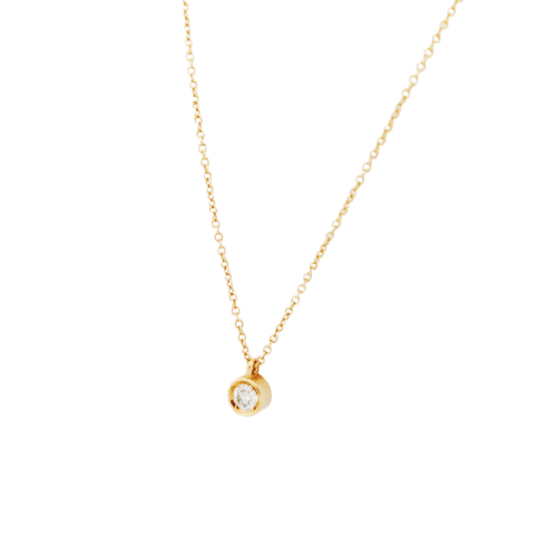 Collier Collier or rose et diamant 58 Facettes 32169