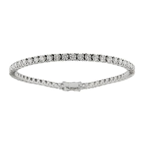 Bracelet de tennis en diamant de 5,10 carats