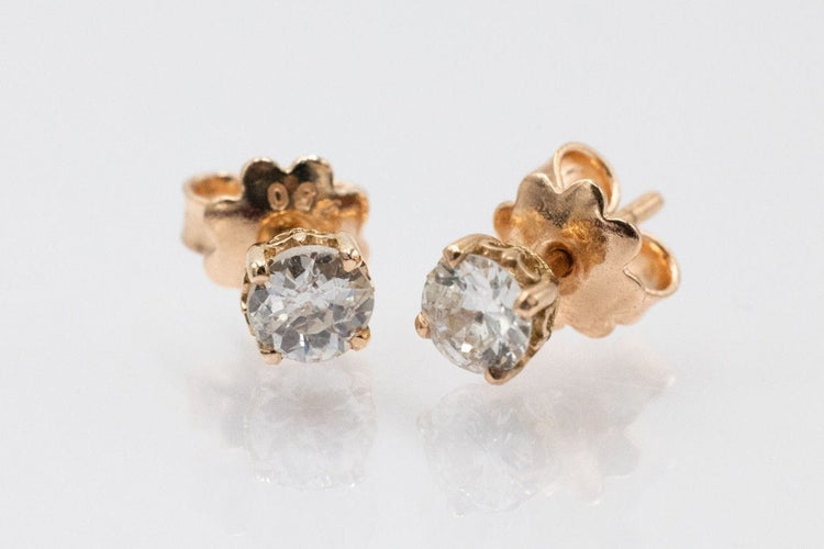 Boucles d'oreilles Boucles d'oreilles avec diamants taille ancienne d'un poids de 0,70 ct. 58 Facettes 11203