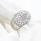 Bague Bague en or blanc sertie de diamants de 2,80 ct 58 Facettes 17315