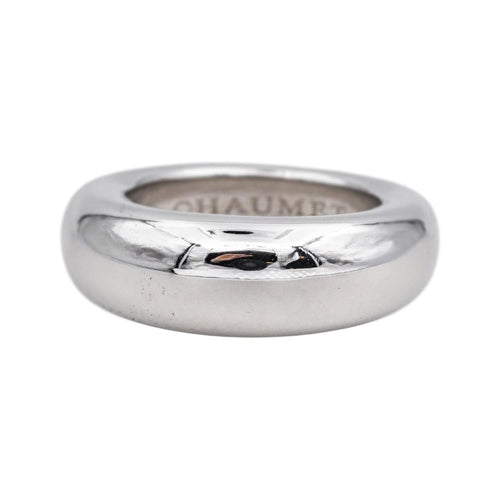 Bague 50 Chaumet Bague Jonc  Or blanc 58 Facettes 4864984CN