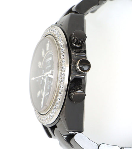 Montre CHANEL - Montre personnalisée J12 Automatique en céramique noire - Sans prix de réserve - 2000-2010 58 Facettes