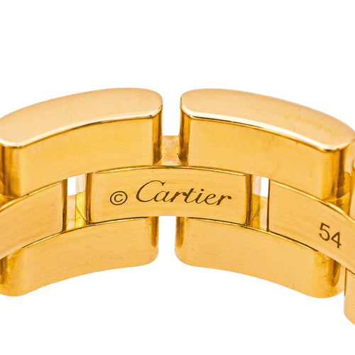 Bague 54 Cartier Bague Maillon Panthère Or jaune 58 Facettes 4342790RV