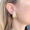 Boucles d'oreilles Clips vintage David Webb, platine, or jaune, diamants. 58 Facettes 34426