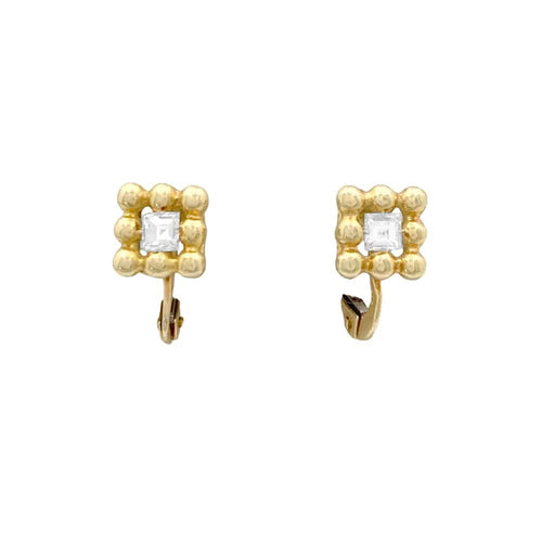 Boucles d'oreilles Boucles d'oreilles Chaumet, or jaune et diamants. 58 Facettes 35115