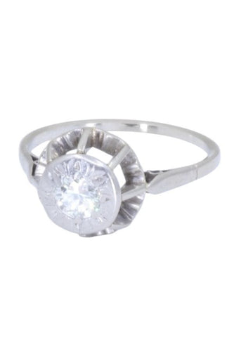 SOLITAIRE ANCIEN DIAMANT 0.25 CARAT 58 Facettes 096001