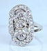 Bague 51 Bague platine et diamants, époque 1900 58 Facettes AB420