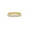 Bague 57 Demi-alliance or jaune diamants 58 Facettes 220502R