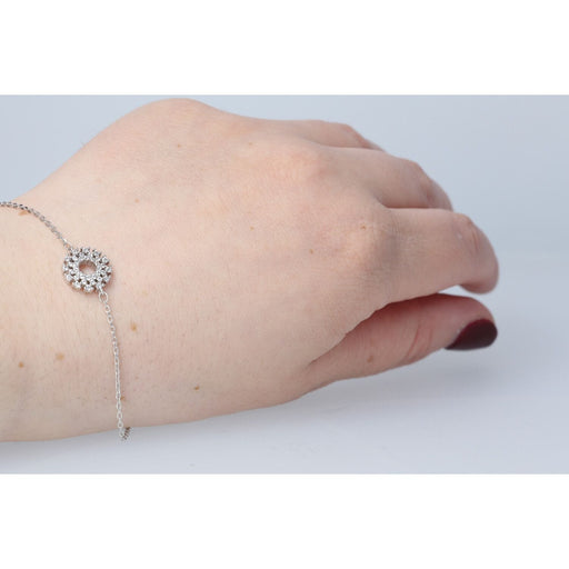 Bracelet Bracelet or blanc et diamant 58 Facettes 4048