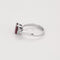 Bague 54 Bague en Or blanc rubis et diamants 58 Facettes LJ25-302