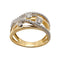 Bague 58 Bague or jaune et diamants 58 Facettes