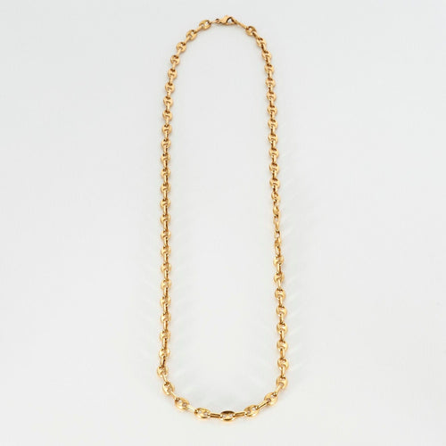 Collier Chaîne or maille grains de café 58 Facettes