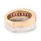 Bague 53 O.J. Perrin Bague  Or rose, Or blanc Saphir 58 Facettes 2112647CN