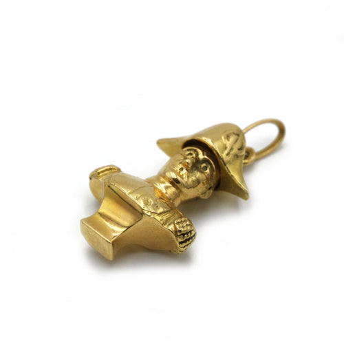 Pendentif charm/pendentif napoleon or jaune 750 58 Facettes 1252