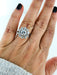 Bague 54 Bague Marguerite 1.10ct 58 Facettes