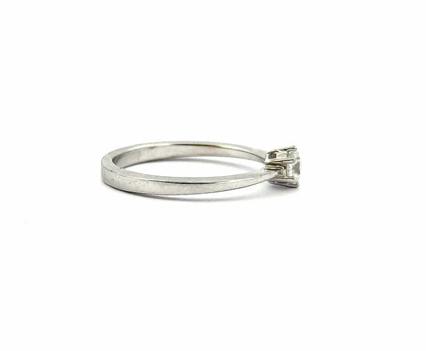 Solitaire 6 griffes en or et diamant