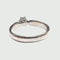Bague SORTIJA SOLITARIO DISEÑO CONTEMPORÁNEO de ORO 18 kts con DIAMANTES 58 Facettes Q777A