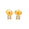 Boucles d'oreilles Boucles d'oreilles Puces Or jaune Diamant 58 Facettes 4311410CN