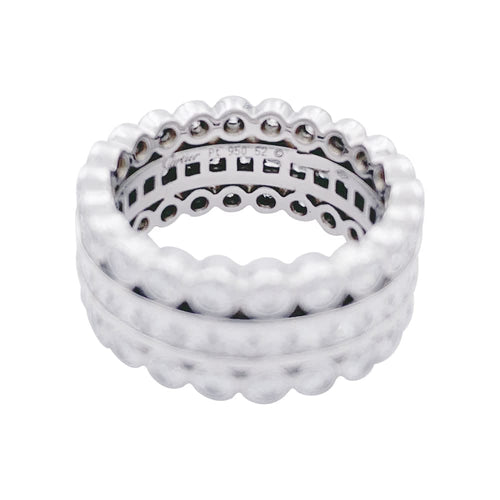 Bague Cartier, platine, diamants.