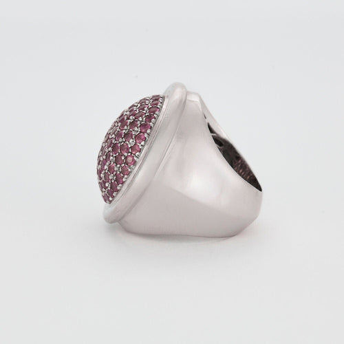 Bague 53 Premier Joyaux - Bague or blanc rubis 58 Facettes 240400
