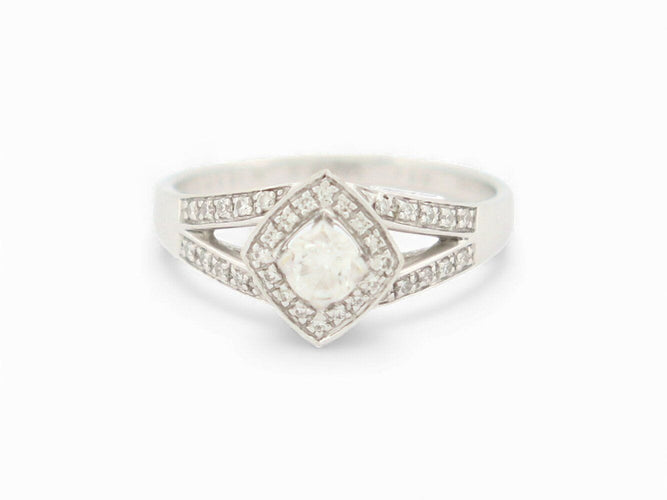 Bague 50 bague MAUBOUSSIN love my love t50 diamants 0.41ct or blanc 18k 2.8gr 58 Facettes 271099