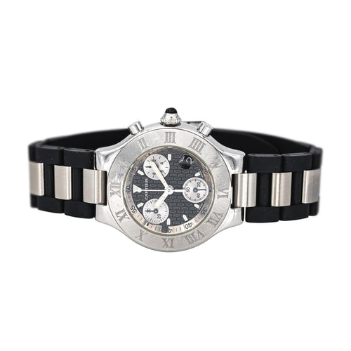 Montre Cartier Montre 21 Chronoscaph Acier 58 Facettes 4289523RV