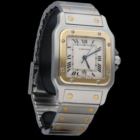 Montre Cartier Montre Santos Galbee Quartz 58 Facettes MT41457