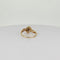 Yellow gold ring with diamonds 58 Facettes 2310011