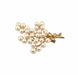 Broche Broche Mikimoto en or jaune et perles 58 Facettes