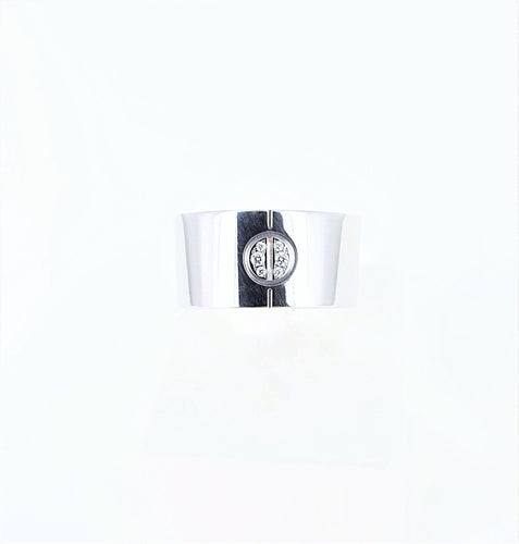 Bague Bague CARTIER " Love cône" or gris et diamants 58 Facettes