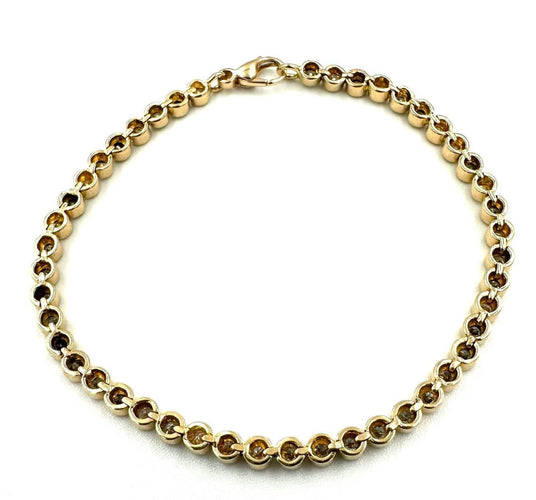 Bracelet Bracelet or rose 18K et diamants 1.38ct environ 58 Facettes