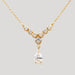 Collier Collier or jaune diamant poire 58 Facettes 35000062