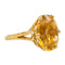 Bague 59 Bague Or jaune Citrine 58 Facettes 2905360CN