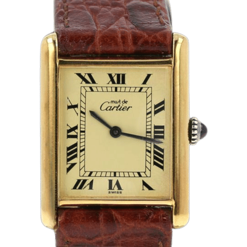 Montre Cartier Montre Tank Vermeil 58 Facettes MT43313