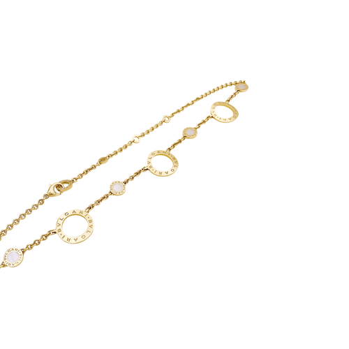Collier Collier BULGARI "Bulgari Bulgari" en or jaune 750/000 et nacre. 58 Facettes 34772