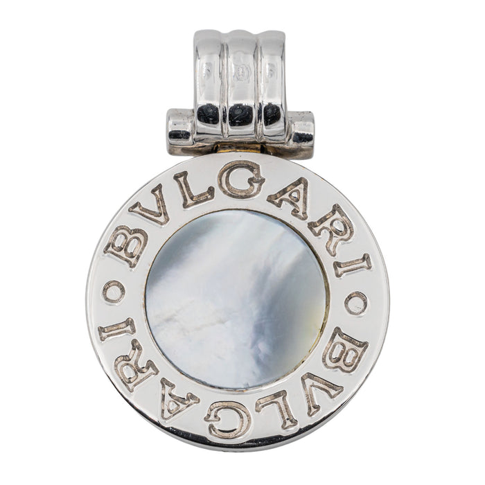 Bulgari Pendentif Or blanc Onyx